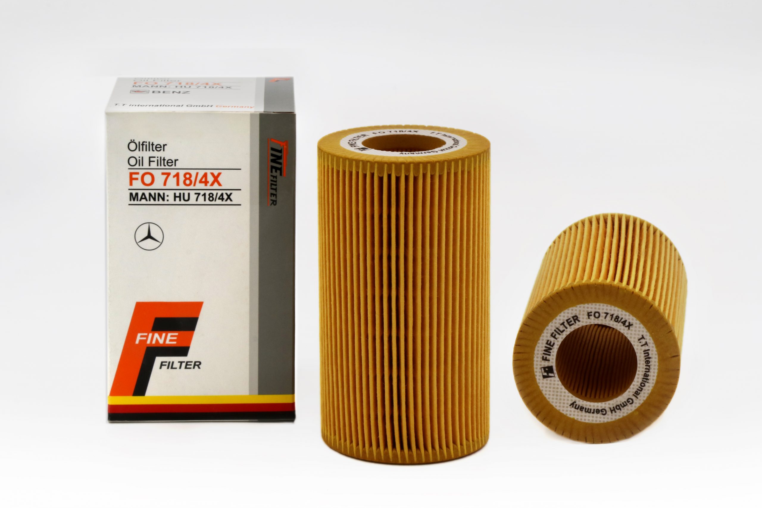 FO718-4x فیلتر روغن بنز سواری شش-هشت سیلندر FO-718/4X - تصویر 1