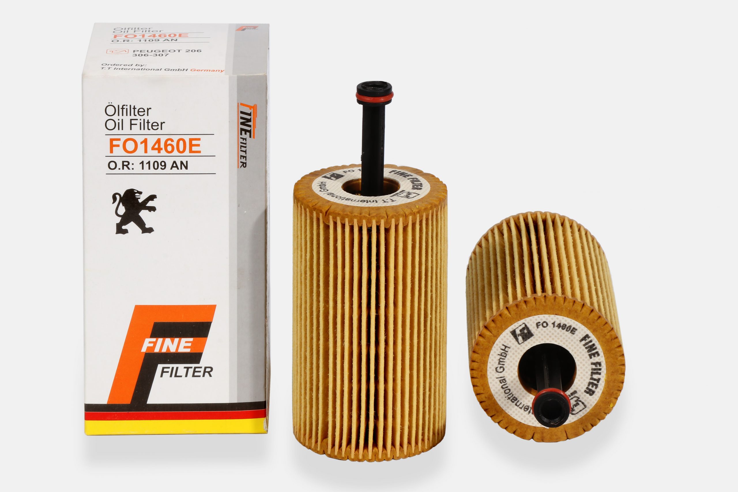 fo160e فیلتر روغن پژو 206 تا مدل 1384 (همه تیپ ها) FO-1460E - تصویر 1