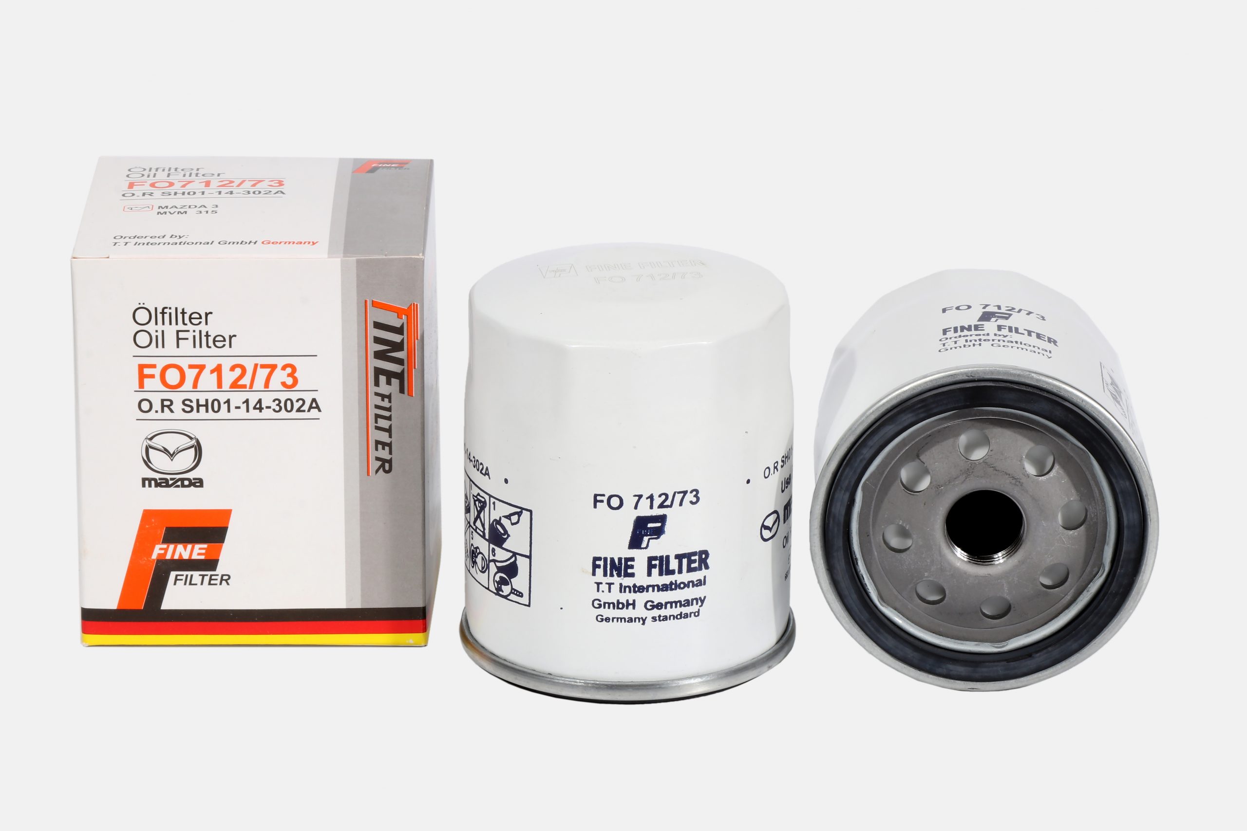 fo71273 فیلتر روغن مزدا 3 FO-712/73 - تصویر 1