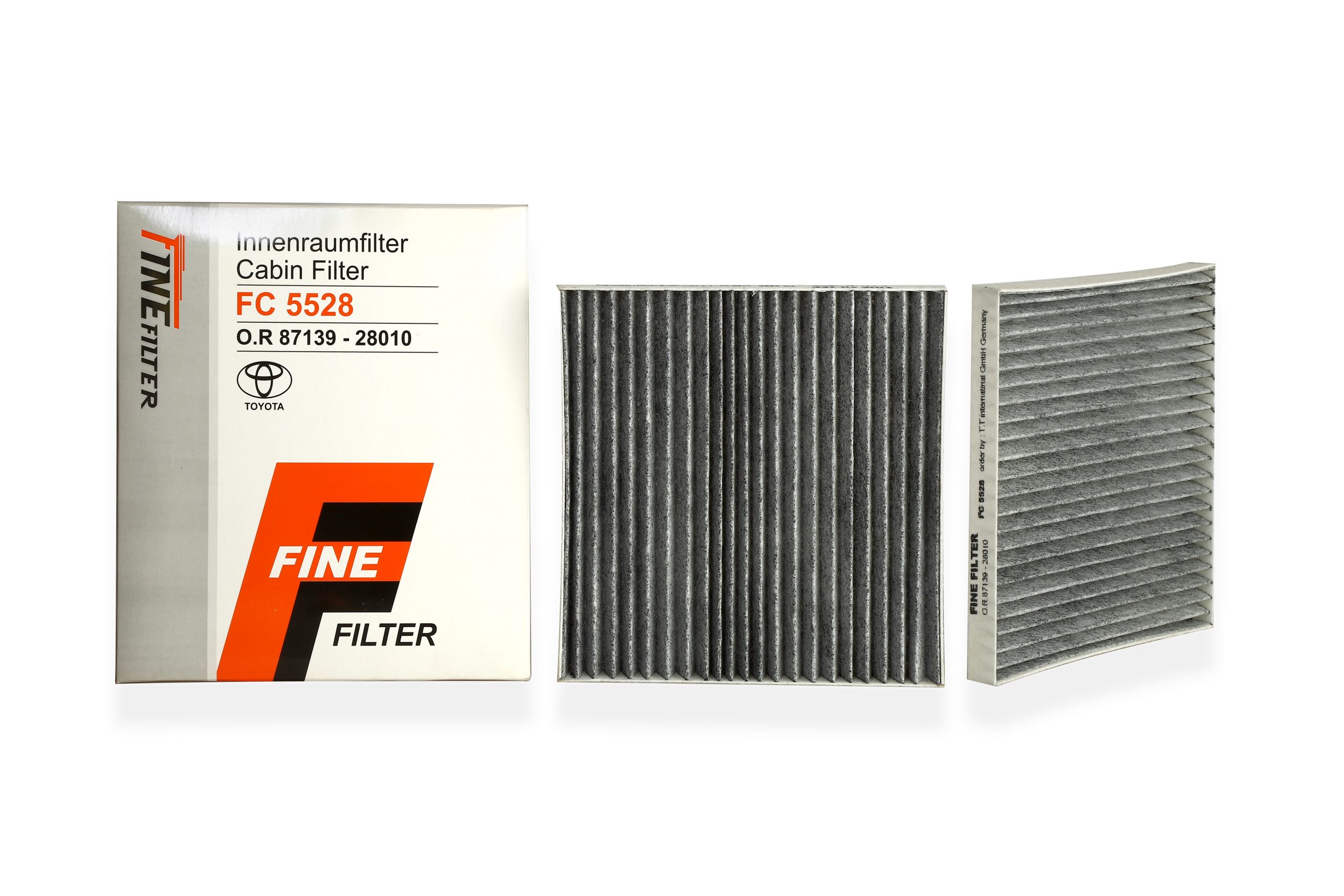 FC 5528 فیلتر کابین کرولا-کمری قدیم-پرادو-RX350-FJ (تویوتا لاغر) FC 5210 - تصویر 1